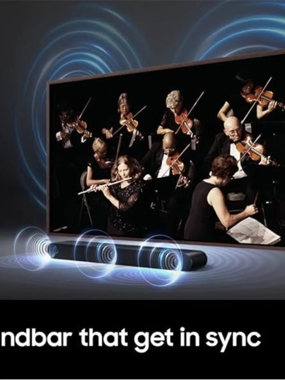 Samsung Slim Soundbar Speaker in Black HW-S50B, with remote